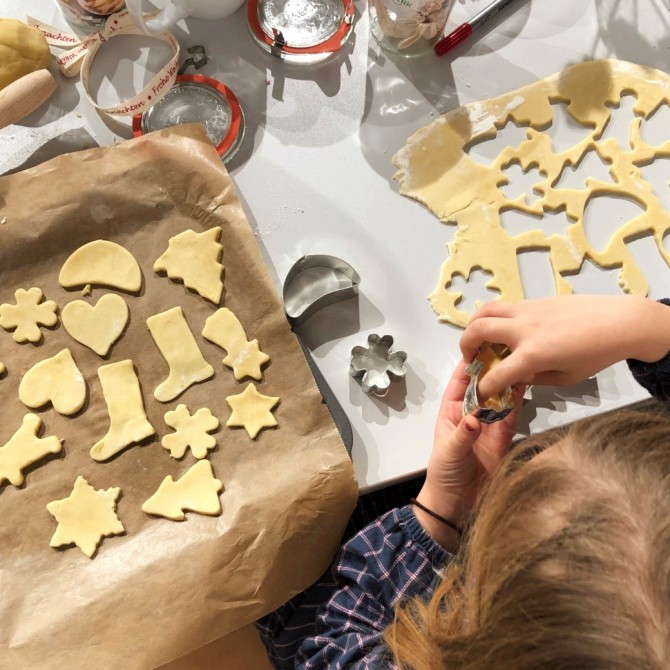 Kekse backen mit Kindern