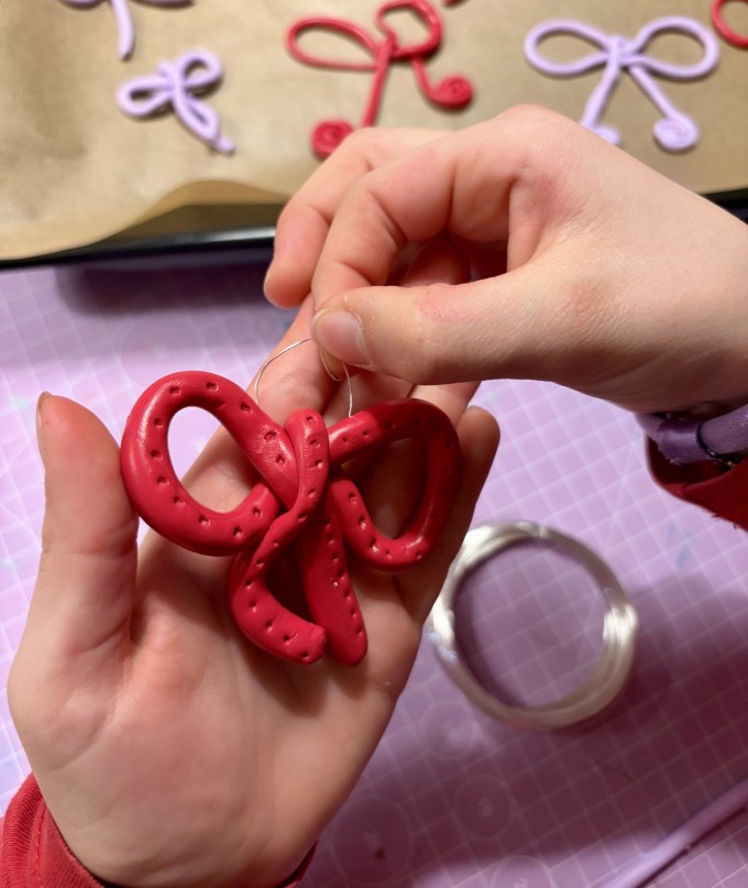 DIY Weihnachtsbasteln Maschen