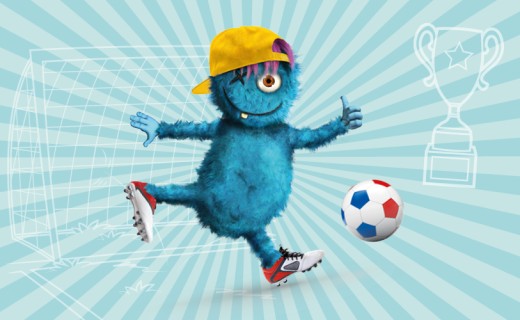 Mitmach-Malaktion zur Fußball WM