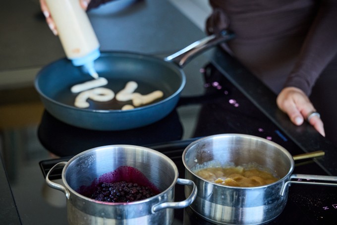 Buchstaben-Pancakes Blogbeitrag