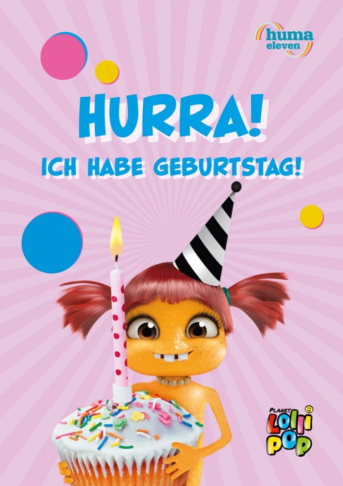 Da Wa 8x Candy Balloons Lollipop Ballons Aluminium Ballons Fur