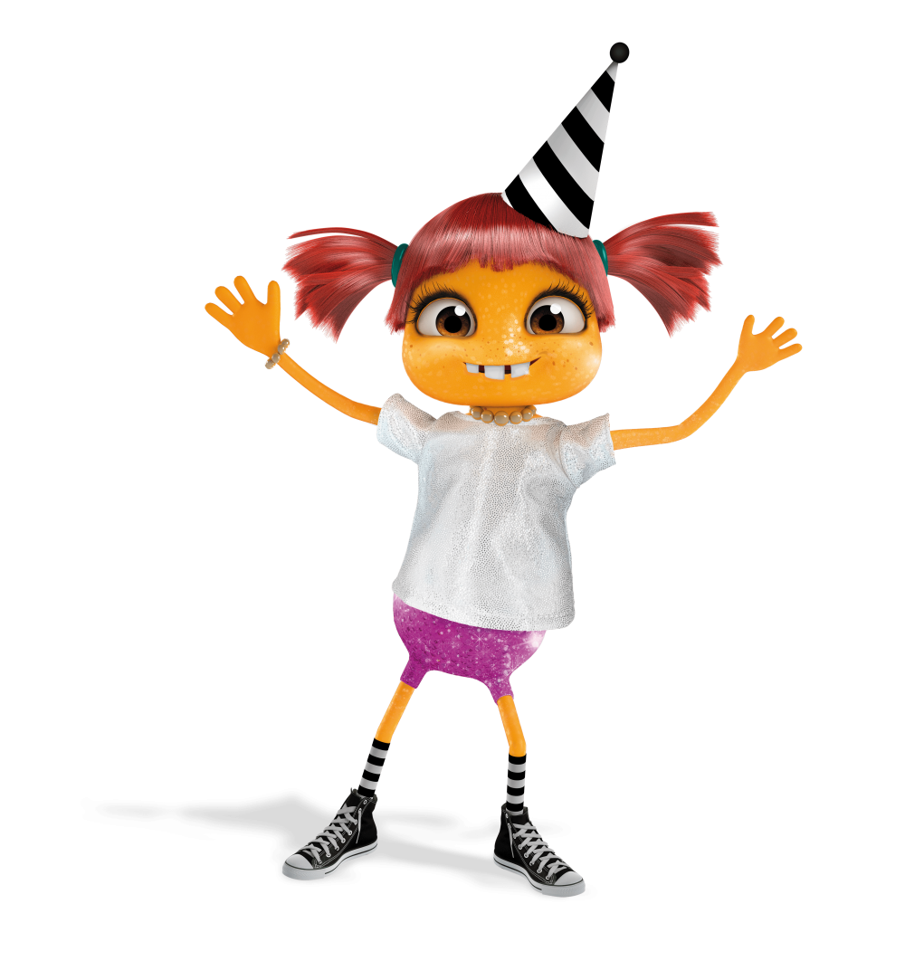 Planet Lollipop Maskottchen Lola