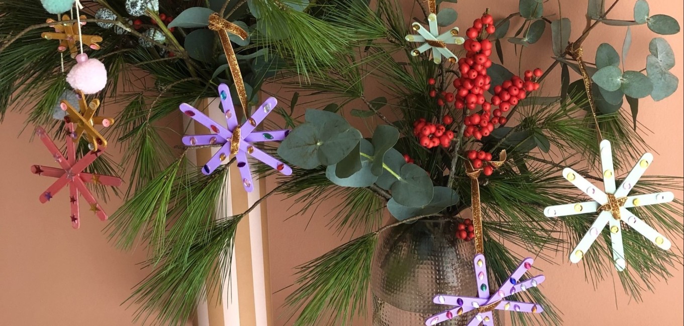 Bunte Weihnachtsdeko