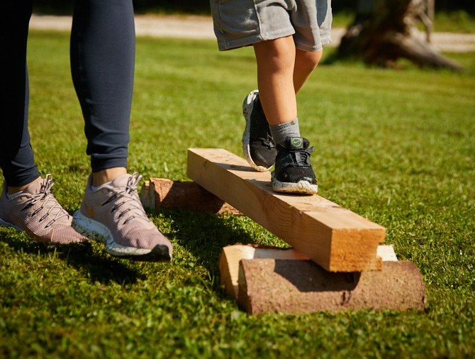 Hindernisparcours für Kinder