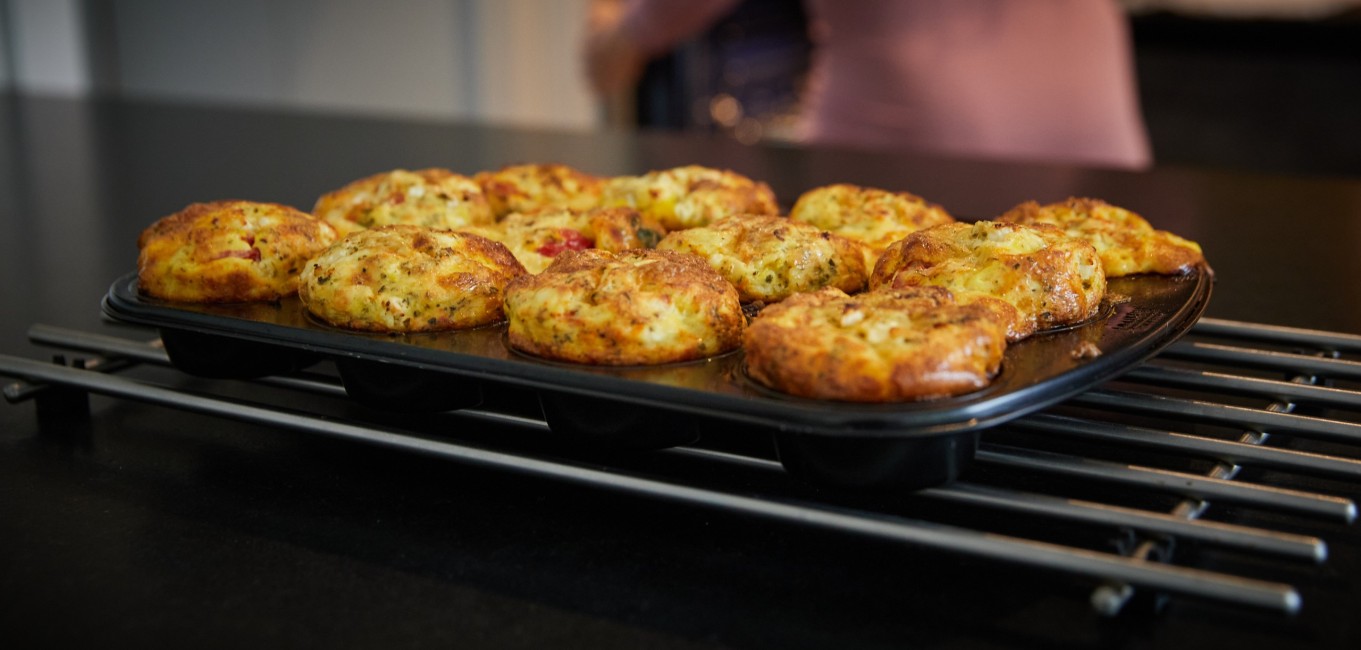 Eiermuffins mit Gemüse