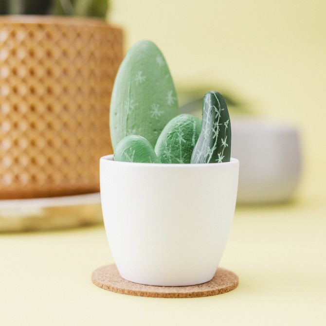 Stein-Kaktus basteln