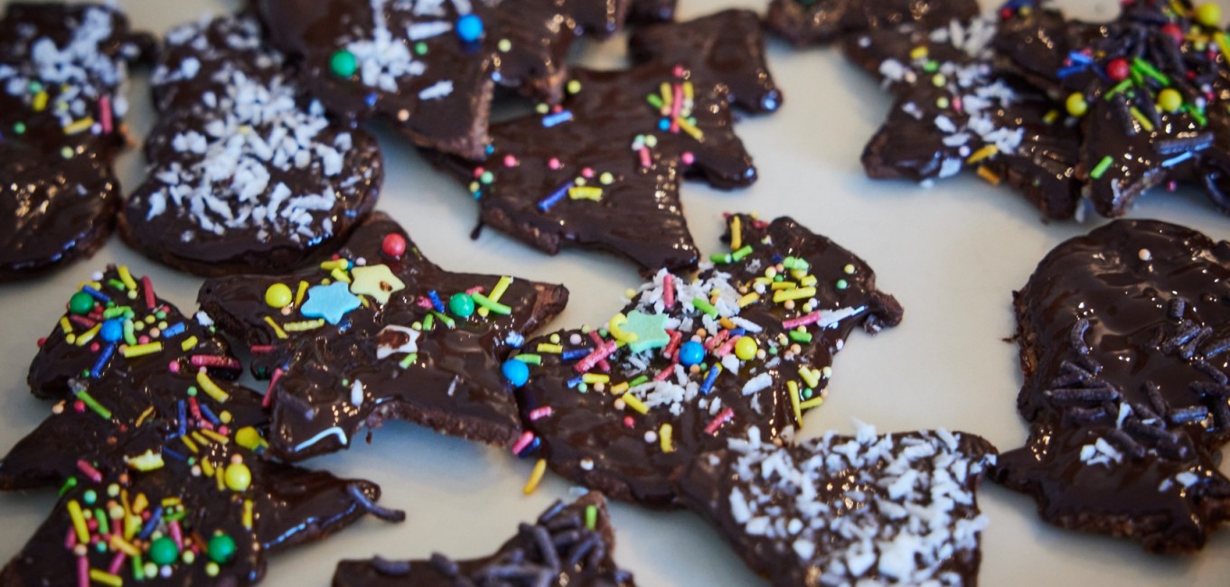 Gesunde Schoko-Mandel-Kekse