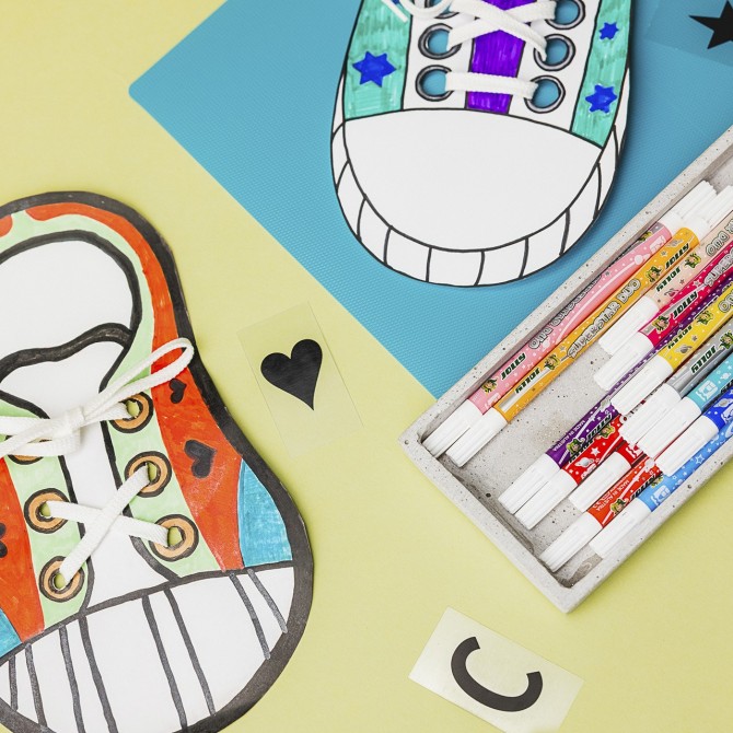 Bastelidee Masche binden