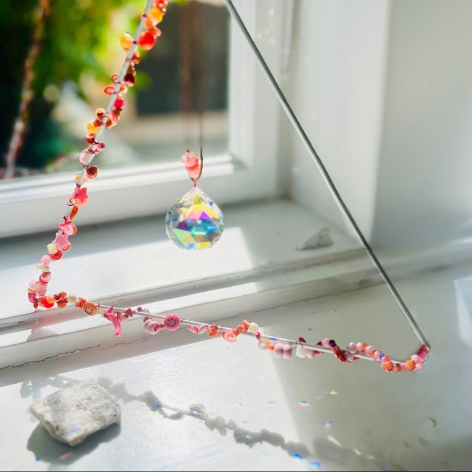 DIY Regenbogen Mobile