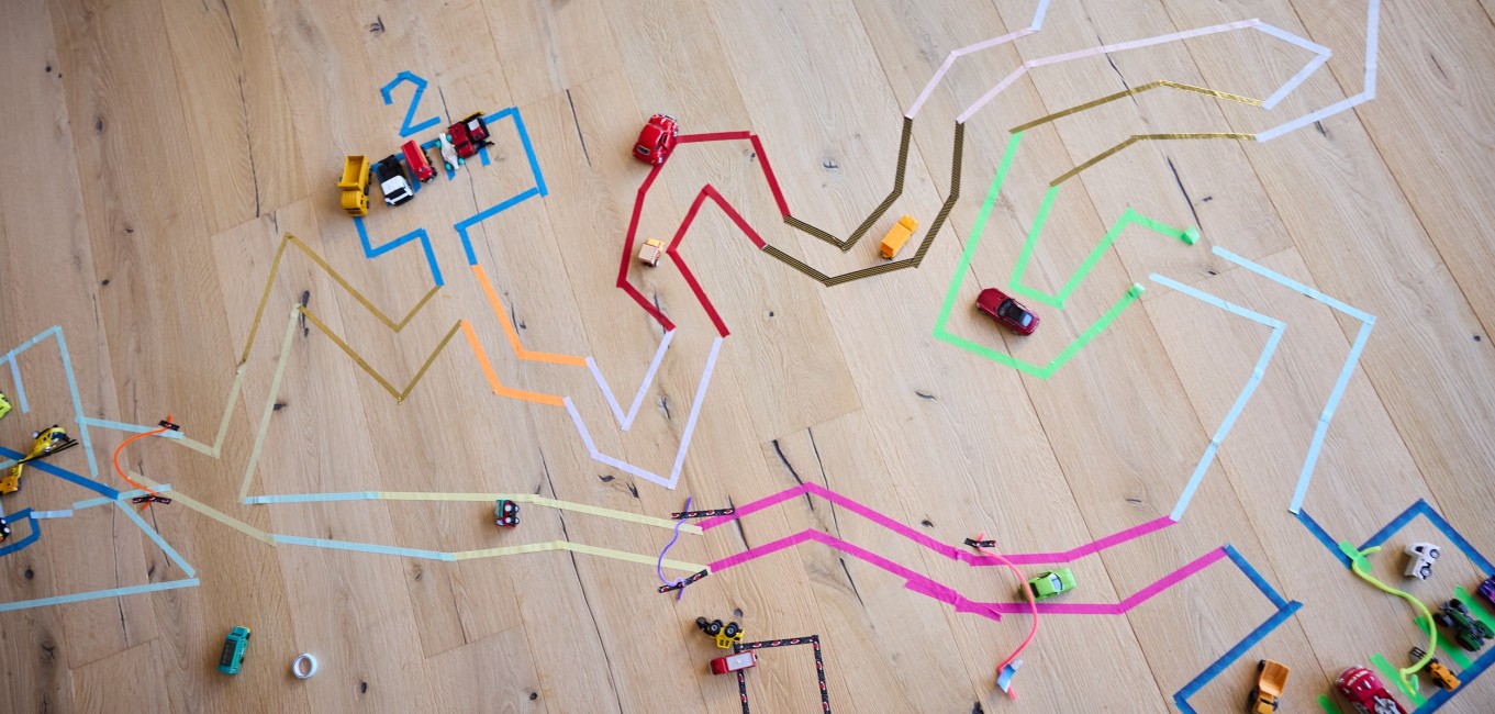 Straßenwelt-Spielspaß mit Washi-Tapes