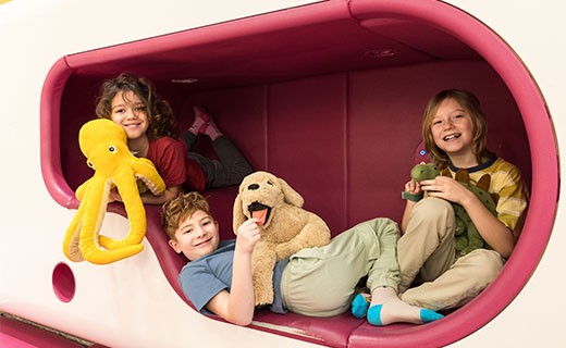 Kinder entspannen im Planet Lollipop