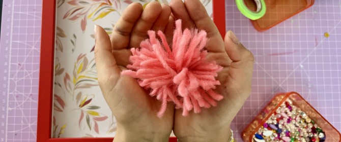 DIY: Blumen aus Wolle - Flauschig, fröhlich, farbenfroh