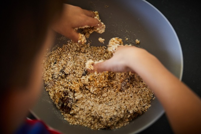 Selbstgemachte Müsliriegel