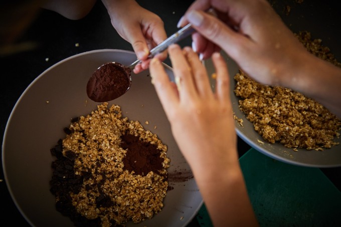 Selbstgemachte Müsliriegel