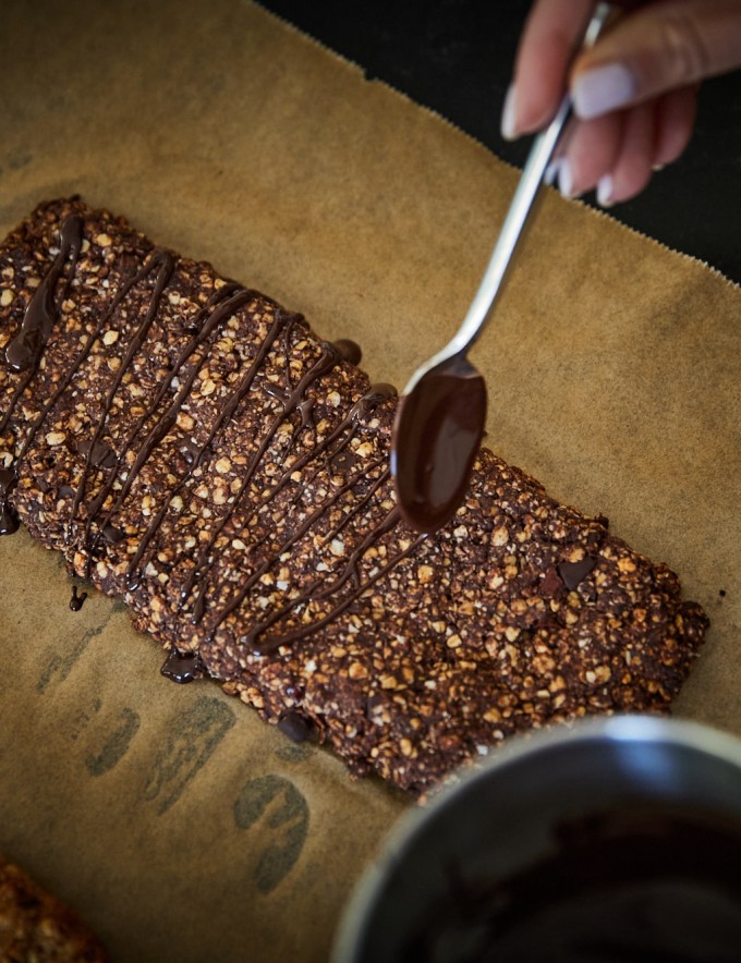 Selbstgemachte Müsliriegel