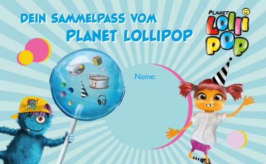 Sammelpass PLANET LOLLIPOP huma eleven: Jeder 8. Besuch gratis!