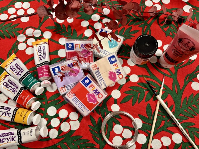 DIY Weihnachtsbasteln Maschen