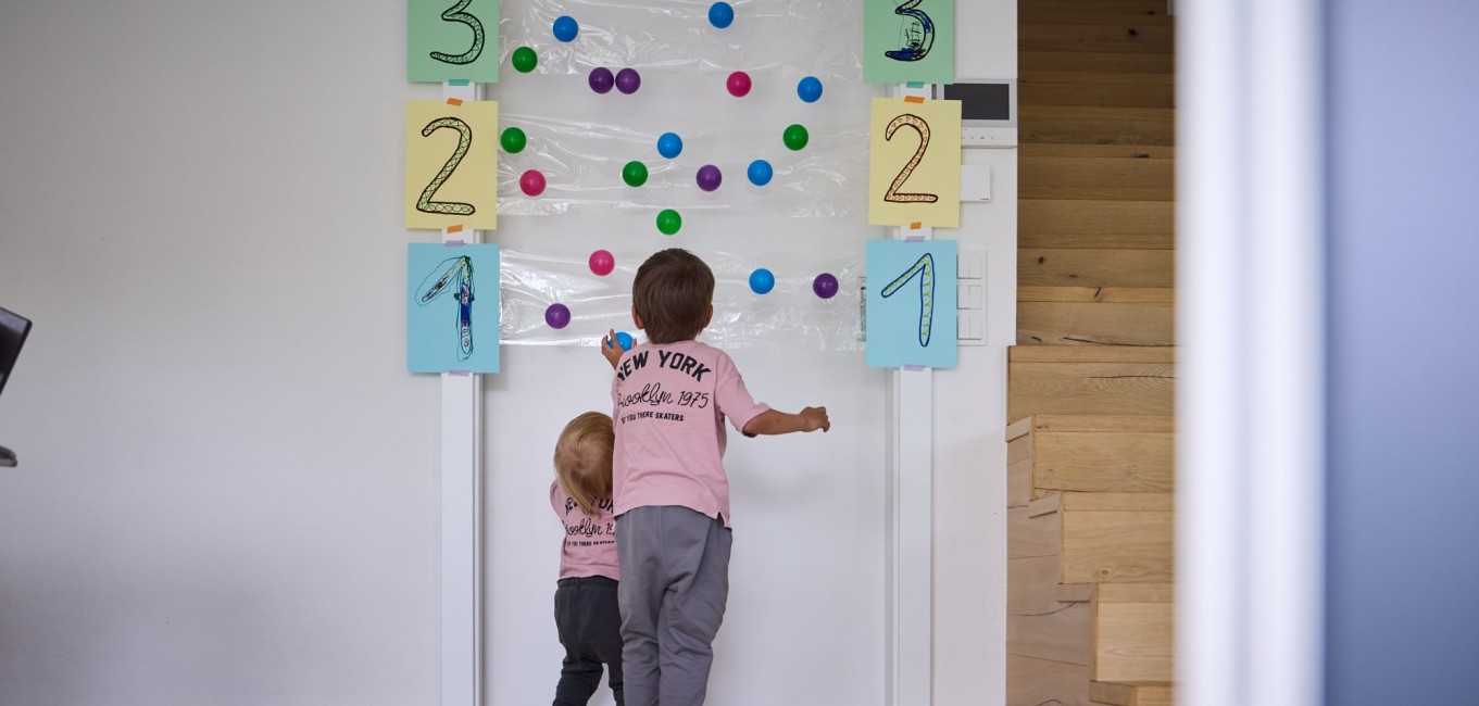 Klebeband Ballwurf-Spiel