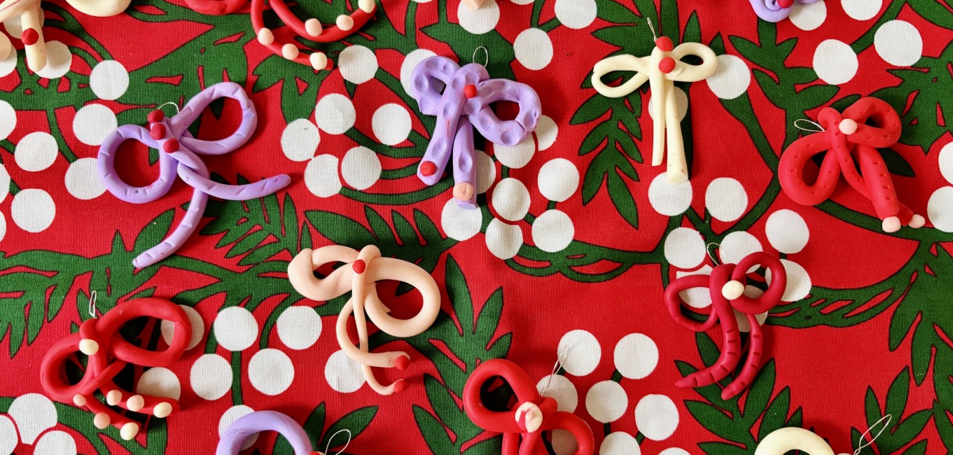 DIY Weihnachtsbasteln Maschen