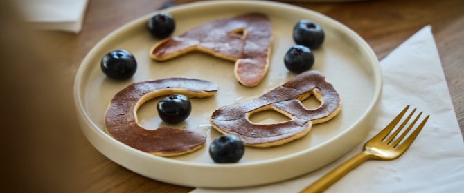 Buchstaben-Pancakes Blogbeitrag
