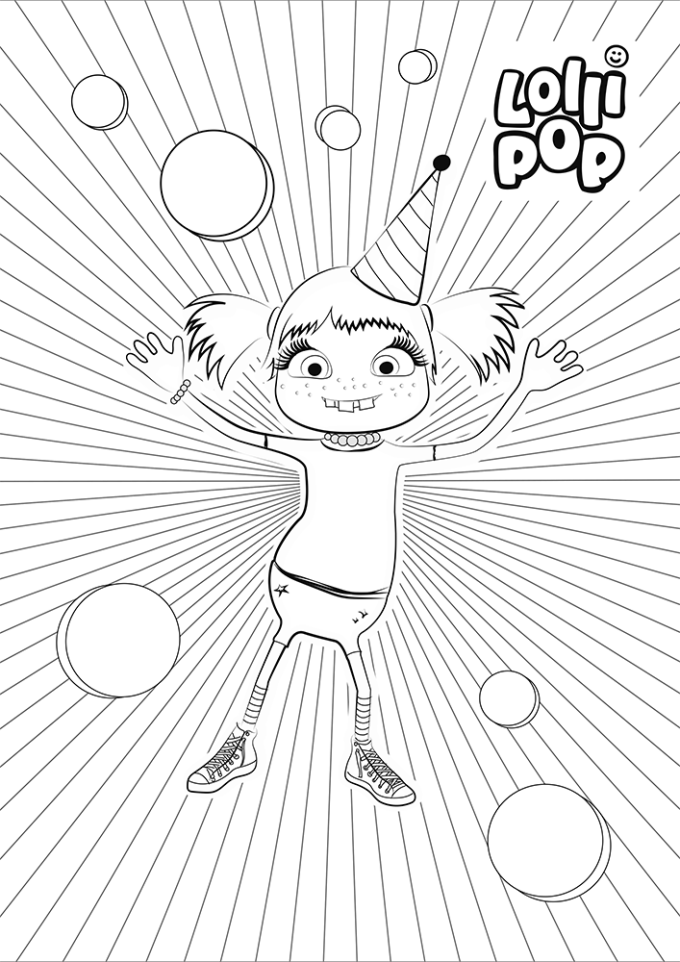 Ausmalbild Lola