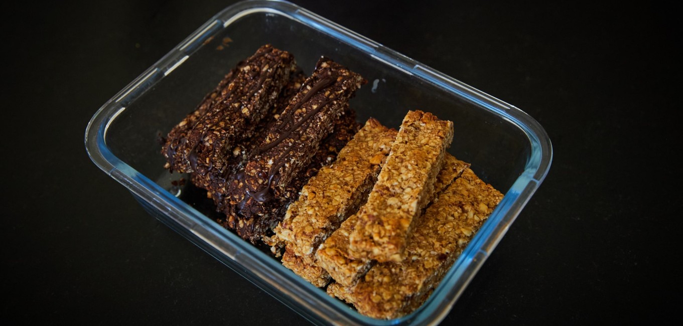 Selbstgemachte Müsliriegel