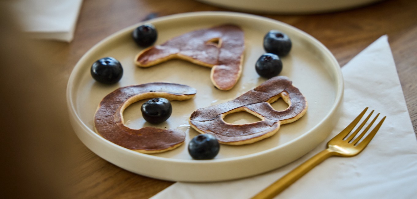 Buchstaben-Pancakes Blogbeitrag