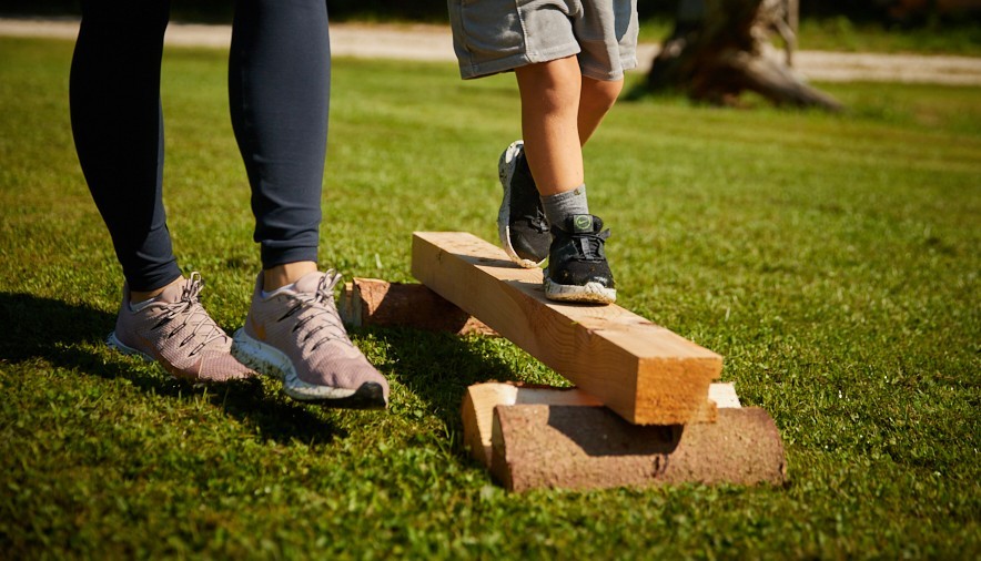 Hindernisparcours für Kinder