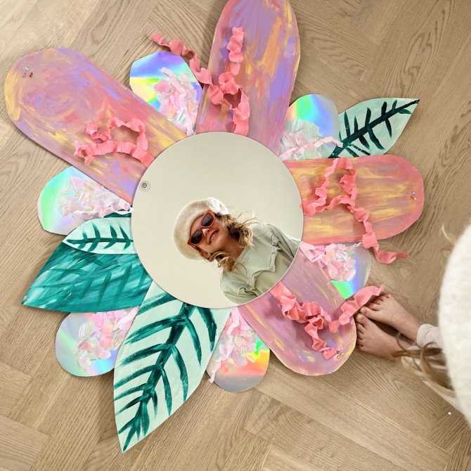 HELLO SPRING!  Ein wunderschöner Blütenspiegel für dich und mich.