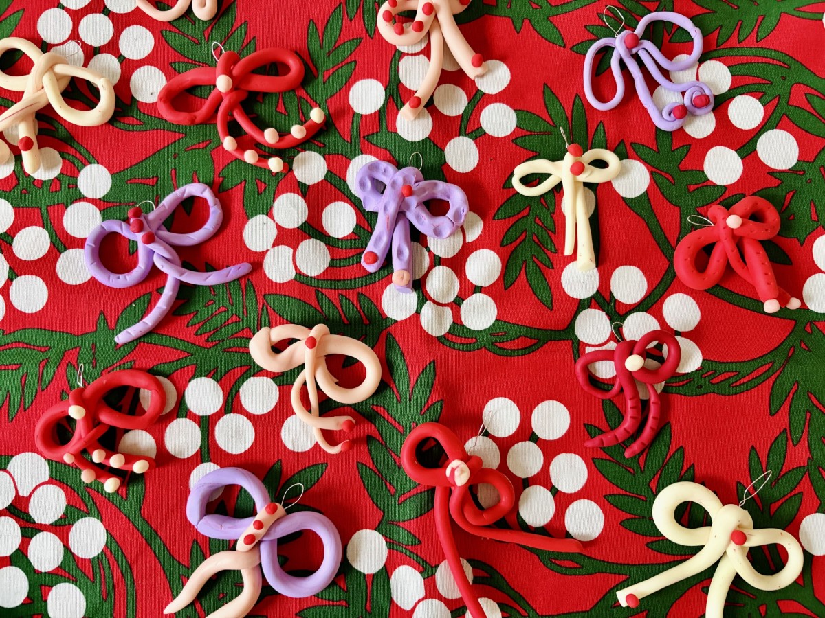 DIY Weihnachtsbasteln Maschen