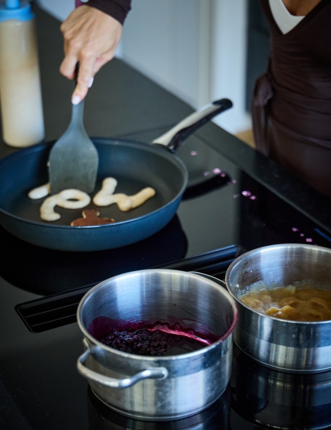 Buchstaben-Pancakes Blogbeitrag